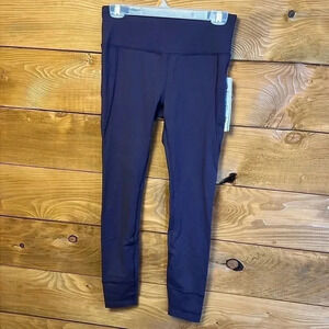 Shape Activewear Womens Nightshade Purple High Rise Leggings Yoga Workout M NWT
